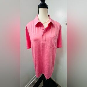 Women's 3-Bottons Golf Shirts Dry Fit Short Sleeve Quick Dry Polo Lightweight M